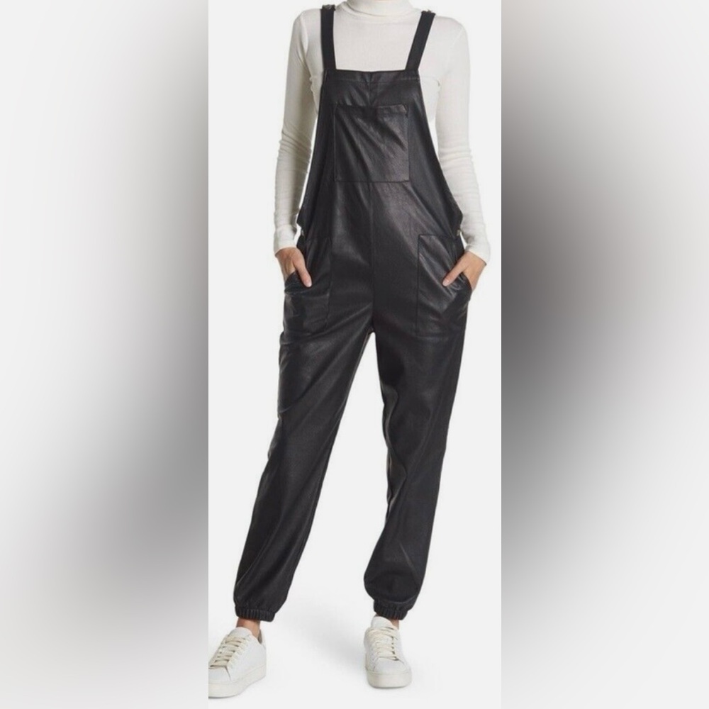 N:Philosophy faux leather overalls